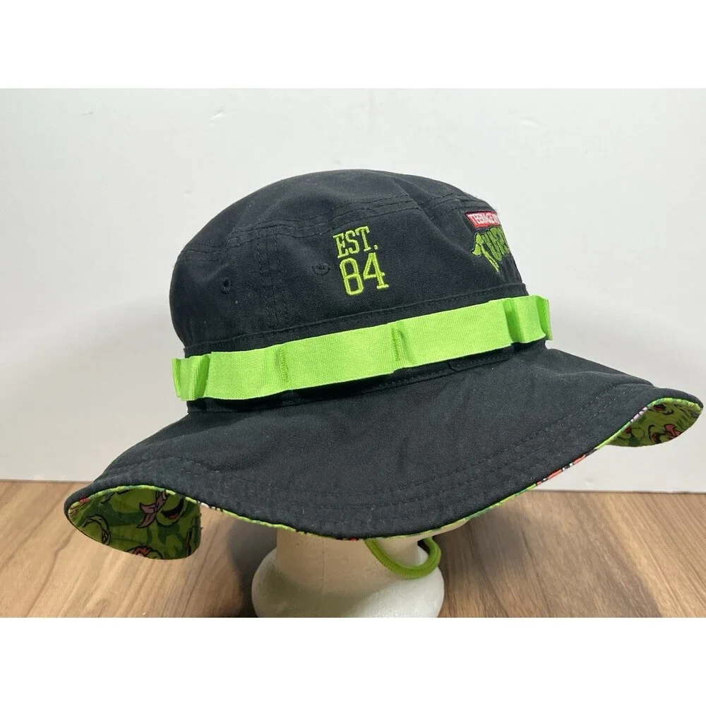 TMNT Teenage Mutant Ninja Turtles Bucket Hat Cowabunga Black Unisex Cap New